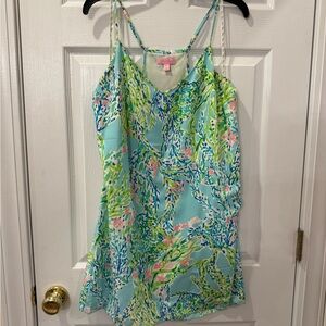 Lilly Pulitzer Lela Dress-Silk-size XL